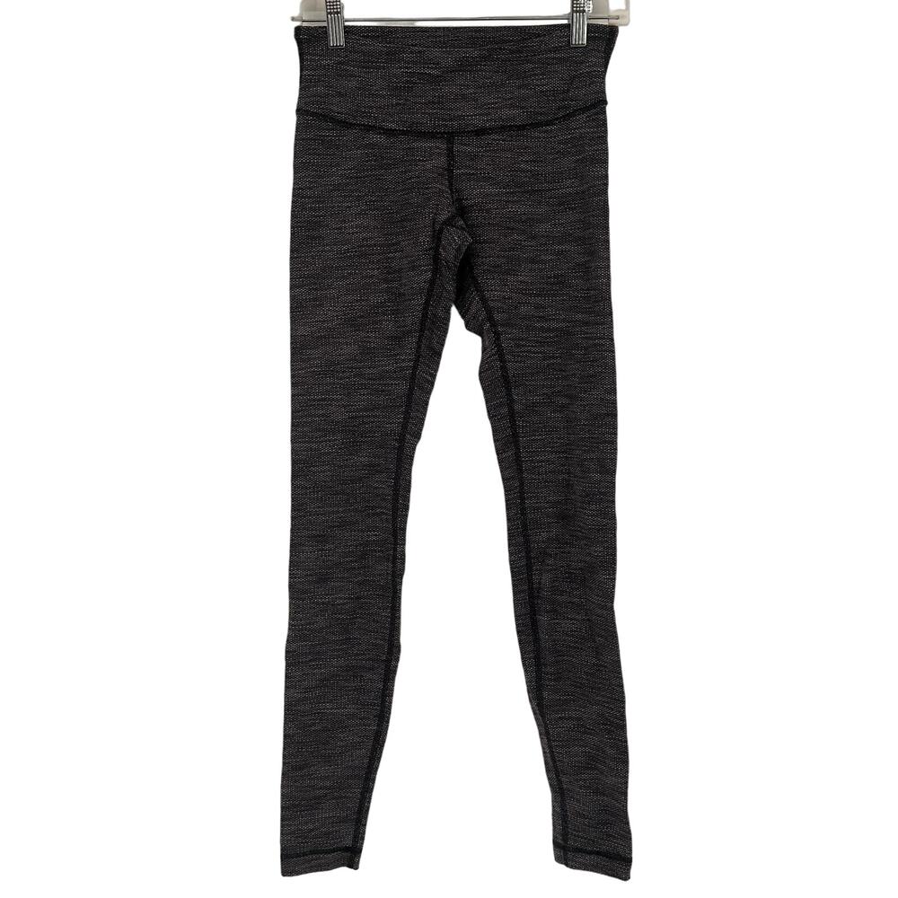 Lululemon Wunder Under Align Heathered Grey Leggings Size 4